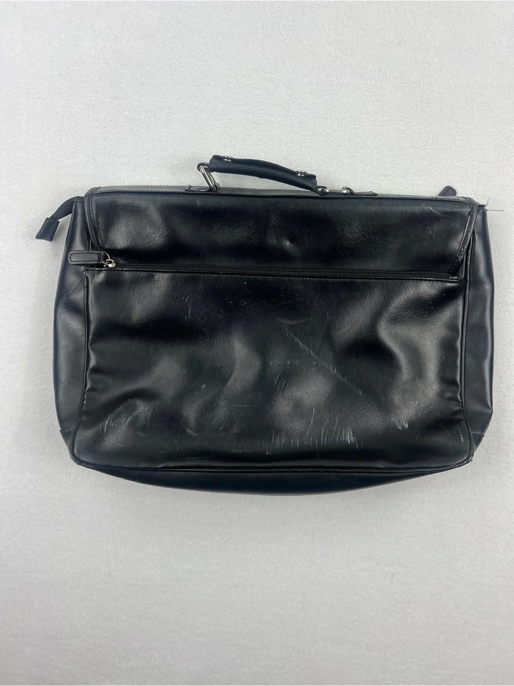 Coach Leatherwear League Messenger Commuter Black Bag Front Flap Magnet Front